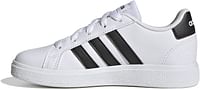 Adidas GRAND COURT 2.0 K unisex-child Shoes 28.5 EU - Ftwwht|Cblack|Cblack