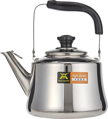 Raj STK002 Stainless Steel Kettle With Strainer 3 Liter Stove Top Tea Kettles , Hot Water Pot , Coffee Pot, Coffee Kettle