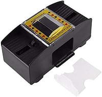 automatic Poker card shuffler Battery Operated 1-4 Decks Poker sorter Machine-Black