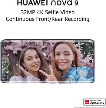 HUAWEI nova 9, 50 MP Ultra Vision Camera, 120 Hz Original Colour Curved Display, 66 W HUAWEI SuperCharge, EMUI 12, Black, NAM-LX9, nova 9 Black