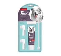 Fresh Friends Dog Dental Care Kit With Bio Enzyme 90G - Beef Flavor