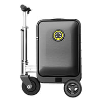 Airwheel SE3S Electric Scooter Suitcase - 20L Innovative Travel Luggage, Motorized Electric Luggage Scooter for Effortless Travel with Removable Battery - Black