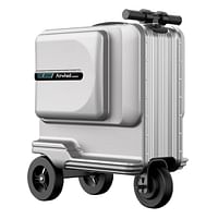 Airwheel SE3T Electric Scooter Suitcase 48L for Stress-Free Travel with Removable Battery - Silver