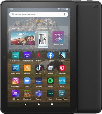 Amazn Fire HD 8 (10th Gen) 32GB Storage Black