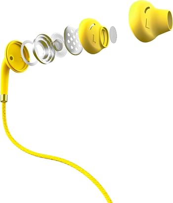 Energy Sistem Style 2+ In-Ear Headphones with Bass Boost, Microphone, Call Control, Cushions Wired - Vanilla