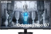 Samsung 43Inch Odyssey Neo G7 CG700, 4K UHD Smart Gaming Monitor with TV Experience, 144Hz Refresh Rate & 1ms Response Time, Quantum Matrix Technology, Gaming Hub, AMD FreeSync Premium - LS43CG700NMXUE