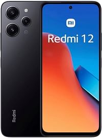 Redmi 12 Hybrid Dual SIM 8GB RAM 256GB ROM - Midnight Black