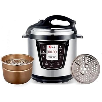 Electric Pressure Cooker 8 L 1500 W SH-4202 - Silver and Black