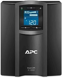 APC by Schneider Electric Smart-UPS SMC SmartConnect - SMC1000IC - Uninterruptible Power Supply 1000VA - (Cloud enabled, 8 Outlets IEC-C13) - Black
