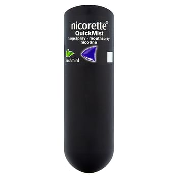 Nicorette QuickMist 1mg Spray Mouth spray Nicotine Fresh mint-Duo- 1 x 150 Sprays Stop Smoking or Vaping Aid