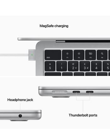 Apple Macbook Air M2, A2681 2022 With 13 Inch Display -  M2 Processor - 8GB RAM - 256GB SSD - English Keyboard - Silver