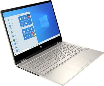 اتش بي بافيليون 14-dw1033TU - كور i7-1165G7 -  رام 8 جيجابايت - 512 جيجا اس اس دي - شاشة 14 بوصة WUXGA x360 تاتش - ويندوز 10 - لوحة مفاتيح بإضاءة خلفية باللغة الإنجليزية - فضي