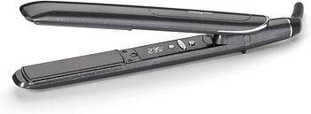 BaByliss Platinum Diamond Infused Hair Straightener Smooth & Rapid Styling With 24mm Elongated Ceramic Plates 10 Heat Settings Up to 235°C Ionic Frizz Control & Auto Shut Off  ST259SDE - Grey