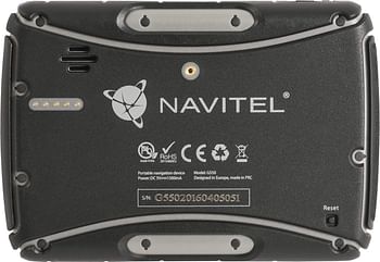 نافيتيل G550 موتو الملاح محمول بشاشة لمس TFT مقاس 10.9 سم (4.3) - أسود