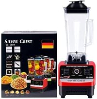 Silver Crest Blender 4500W 2L Large Capacity Commercial With Mixer Grinder Heavy Duty Machine Portable Ice Smoothie Blenders