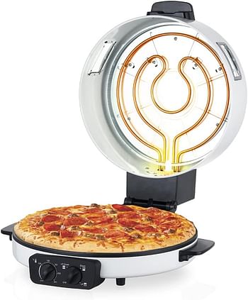 Saachi 40Cm Roti Tortilla Pizza Maker NL-RM-4980GT-WH -White