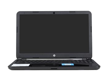 HP Notebook 15-15.6 بوصة AMD E2-6110 1.5 جيجا هرتز 4 جيجا بايت رام 240 جيجا بايت SSD - لوحة مفاتيح باللغة الإنجليزية Win10 - أسود