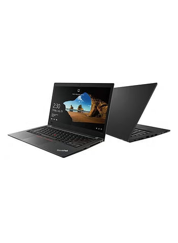 Lenovo ThinkPad T480s Laptop - Intel Core i7-8th Gen, 14-inch FHD, 8GB RAM, 256GB SSD, Windows10 Pro, ENG KB - Black
