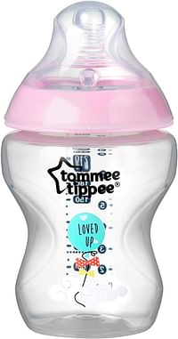 Tommee Tippee Closer To Nature Easi-Vent Decorative Feeding Bottle, 260Ml Tt42252119