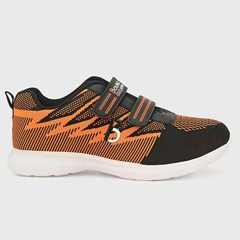 Bourge Boy's Orange-Z6 Sports Shoes 29 EU - Black, Orange