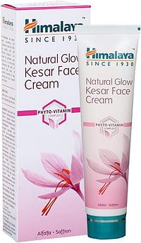 Himalaya Natural Glow Fairness Cream Reduces Blemishes & Dark Spots, Makes the Skin Even Tone -50ml