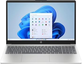 HP Laptop 15-fd0029nx 15.6 Inch FHD, Intel Core i5-1334U 13th Gen Intel Iris Xe Graphics 8GB RAM 512GB SSD Windows 11 Home -Natural silver