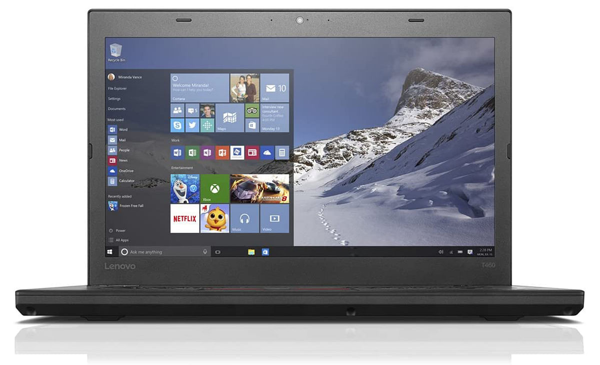 Lenovo Thinkpad T460 Intel Core i5 6th Generation 2.3GHz 4GB Ram 128 SSD English And Arabic Keyboard - Black