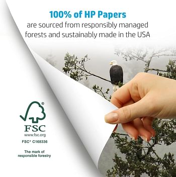 HP Papers HP Papers 8.5 x 11 Paper Premium 32 lb 1 Ream - 250 Sheets 100 Bright Made in USA - FSC Certified 113500R