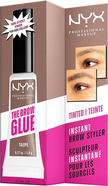 NYX PROFESSIONAL MAKEUP | THE BROW GLUE INSTANT BROW STYLER - TAUPE