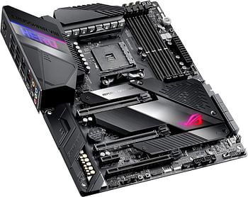 ASUS ROG STRIX X570-F (AMD X570) ATX gaming motherboard with PCIe 4.0, Intel Gigabit Ethernet, 14 power stages, dual M.2 with heatsinks, SATA 6Gb/s, USB 3.2 Gen 2 and Aura Sync RGB lighting - Black