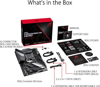 ASUS ROG STRIX X570-F (AMD X570) ATX gaming motherboard with PCIe 4.0, Intel Gigabit Ethernet, 14 power stages, dual M.2 with heatsinks, SATA 6Gb/s, USB 3.2 Gen 2 and Aura Sync RGB lighting - Black