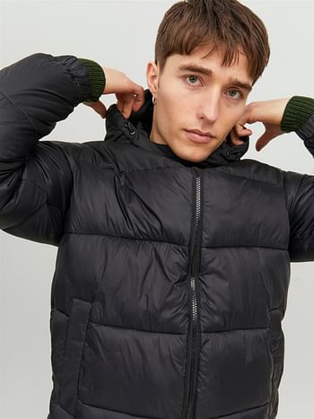 Jack & Jones Men's HERO PUFFER COLLAR Jacket