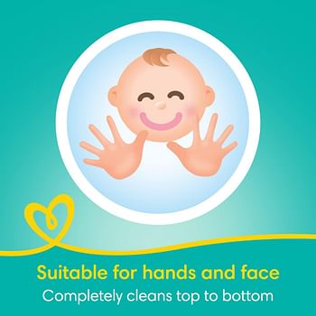 Pampers Baby Wet Wipes, Complete Clean, 4 Packs x64, 256 Wipes