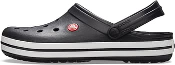 Crocs unisex-adult Crocband Clog Clog, Black, 39/40 EU