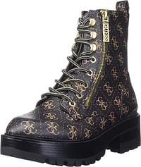 GUESS Fearne Women's Combat Boot 42 EU - Brown