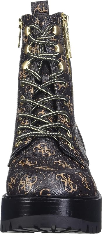 GUESS Fearne Women's Combat Boot 42 EU - Brown