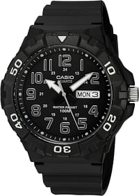 Casio Men's Watch - MRW-210H-1AVDF Black Dial Band Black