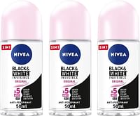 Nivea Antiperspirant Roll-on for Women Black & White Invisible Protection Original