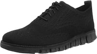 Cole Haan ZEROGRAND STITCHLITE OX mens Oxford 44 EU Black Knit|Black