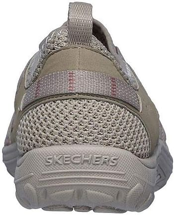 Skechers womens Reggae Fest - Neap Webbing Trimmed Knit Fisherman Oxford Flat 36.5 EU - Taupe