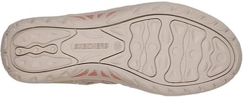 Skechers womens Reggae Fest - Neap Webbing Trimmed Knit Fisherman Oxford Flat 36.5 EU - Taupe