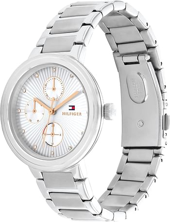 Tommy Hilfiger JOY Women's Watch, Analog 36 mm - Silver