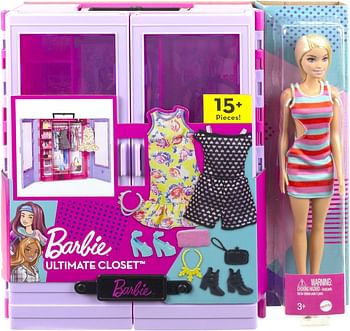 Barbie Fashionistas Ultimate Closet Doll and Accessory 3 Years & Up