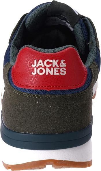 Jack & Jones Men's Stanza Combo Sneaker Shoes 40EU - Dark Olive