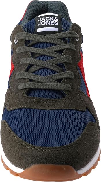 Jack & Jones Men's Stanza Combo Sneaker Shoes 40EU - Dark Olive