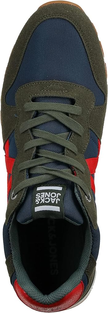 Jack & Jones Men's Stanza Combo Sneaker Shoes 40EU - Dark Olive