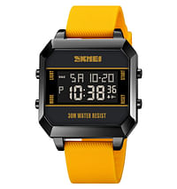 Skmei SK1848 Men Sports Manufacturer Wholesale Watches 30m Waterproof Digital Watch-Yellow