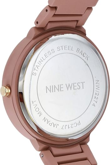 Nine West Women's Rubberized Bracelet Watch