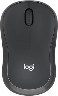 Logitech M240 Silent Bluetooth Mouse, Wireless, Compact, Portable, Smooth Tracking, 18-Month Battery, for Windows, macOS, ChromeOS, Compatible with PC, Mac, Laptop, Tablets - Graphite