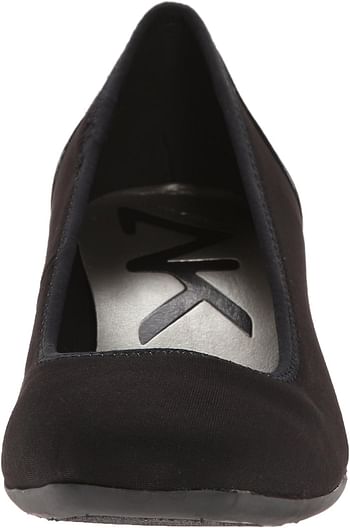 Anne Klein Sport Women's Wisher Fabric Wedge Pump 39 EU - Black